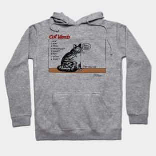 B kliban - cat words Hoodie